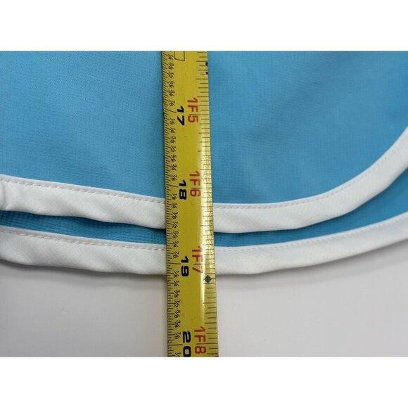 L.L. Bean Boys Light and Dark Blue Drawstring Swim Shorts with Mesh Lining - Picture 8 of 9